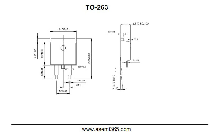 ASEMI品牌MBR10100CT参数