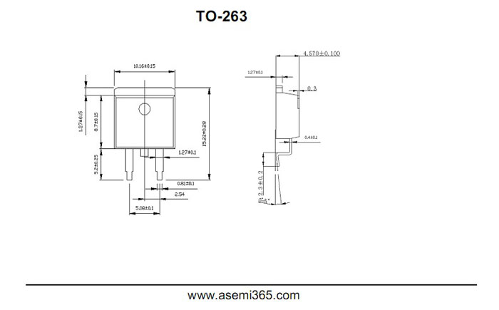 ASEMI品牌MBR4045CT参数