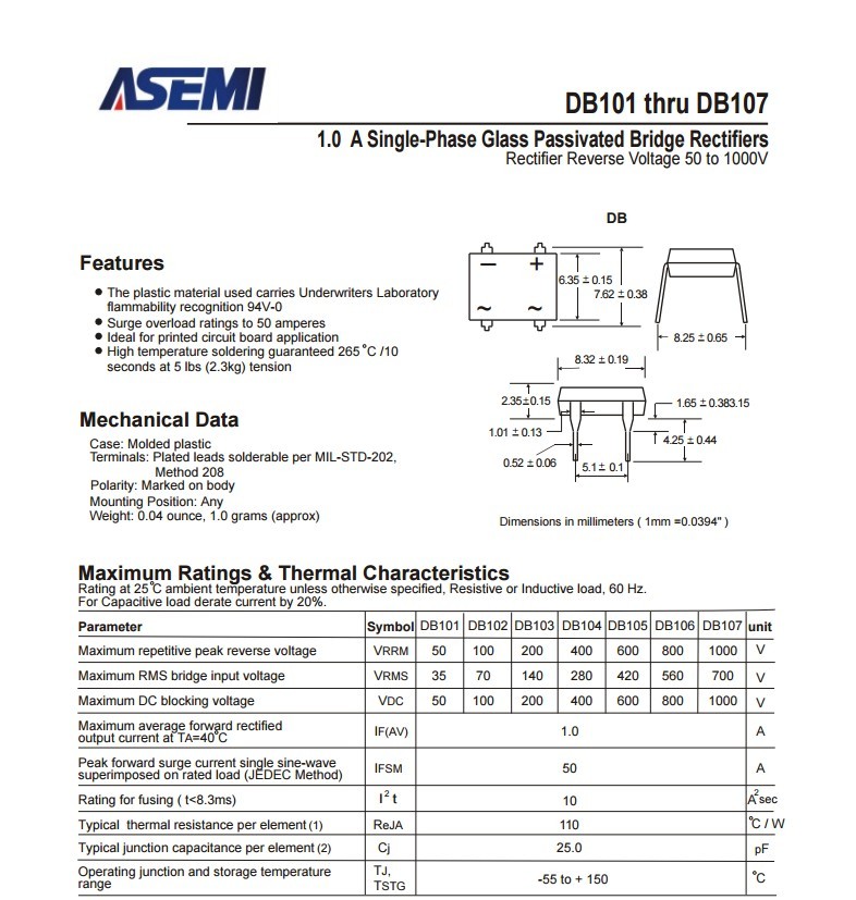 DB107-ASEMI