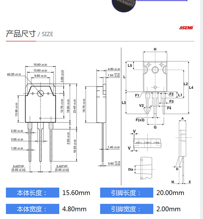 MUR3040PT